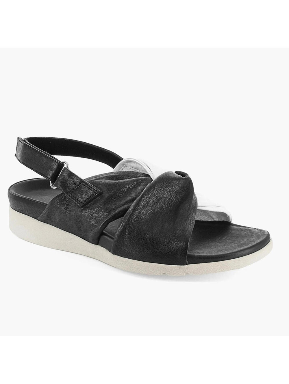 NWT Strive Tahiti II Black Leather Slingback Sandal Sz 9.5 APMA Approved